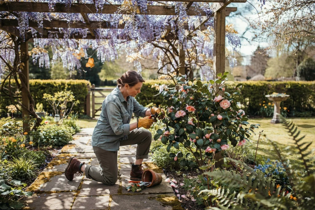 Groene tuin inspiratie